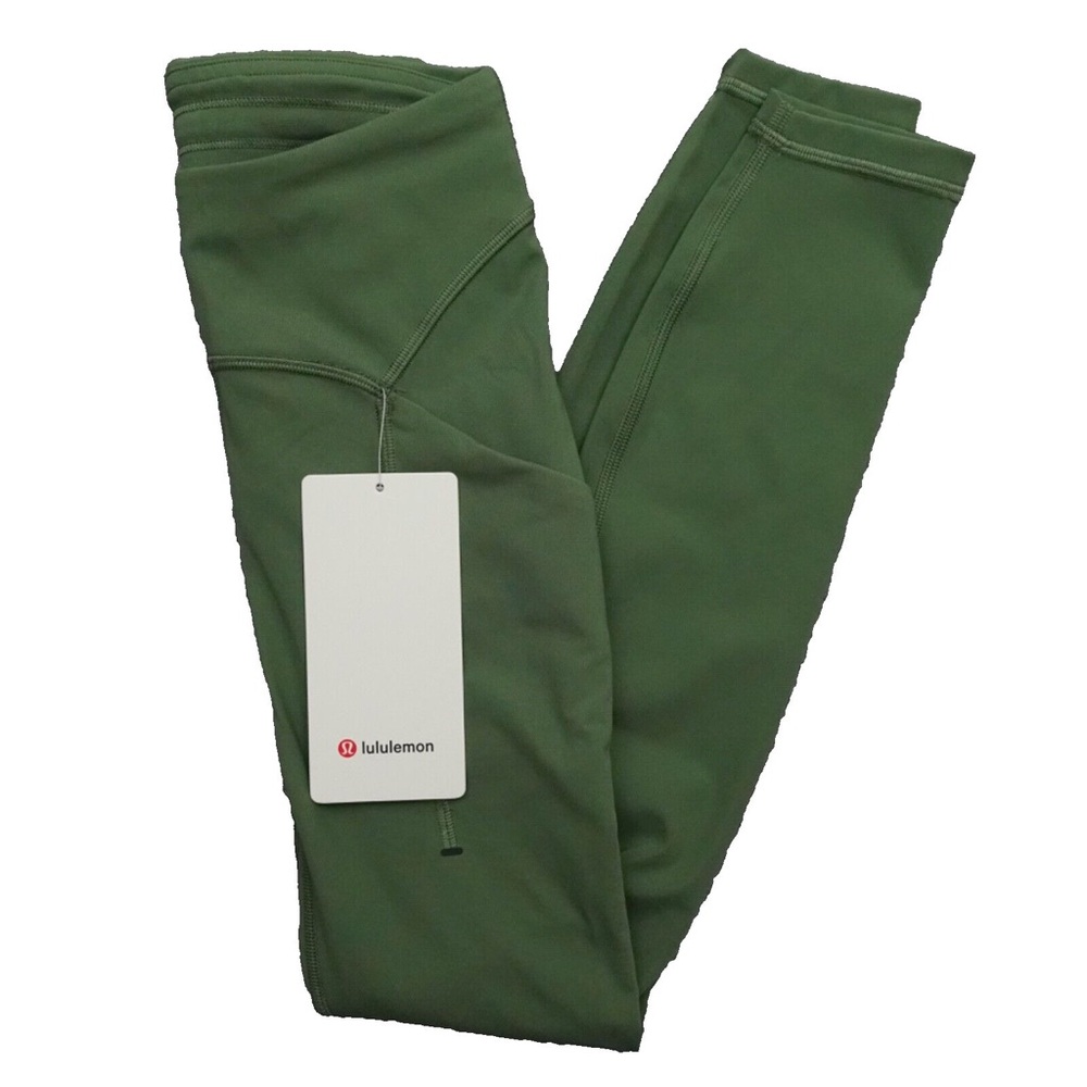 Lululemon Power Thru High Rise Tight ” Power Thru Heathered Black   NEW!